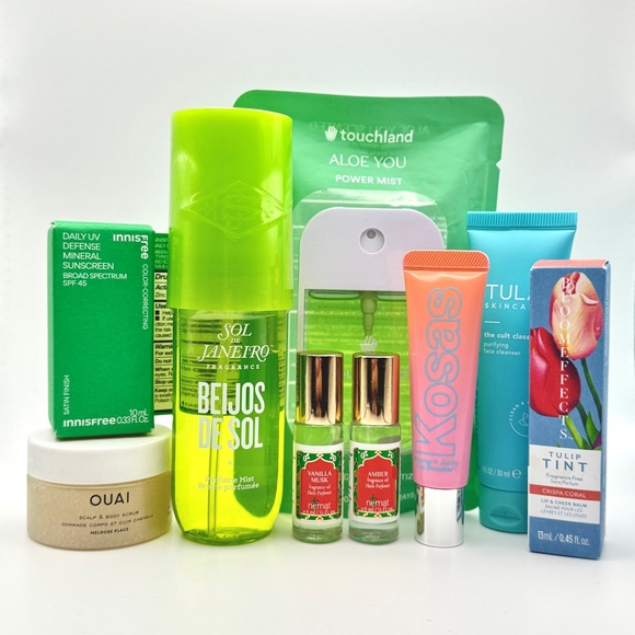 Sol de Janeiro Other - 14 pc Beauty Gift Set Sol de Janeiro Ouai Aloe Spray Kosas Nemat Tula Gucci